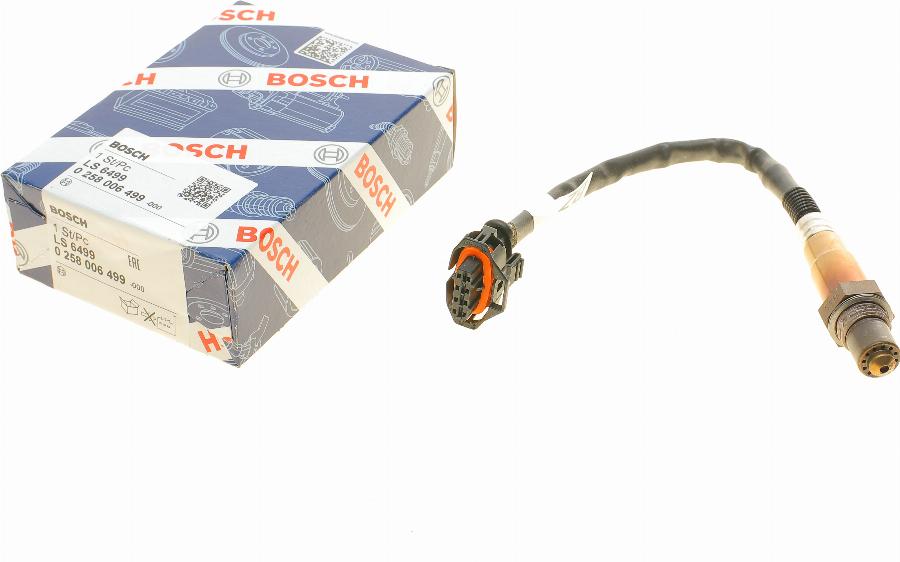 BOSCH 0 258 006 499 - Lambda Sensor autospares.lv