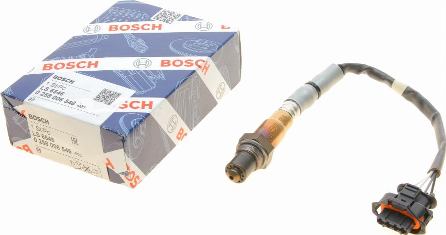 BOSCH 0 258 006 546 - Lambda Sensor autospares.lv