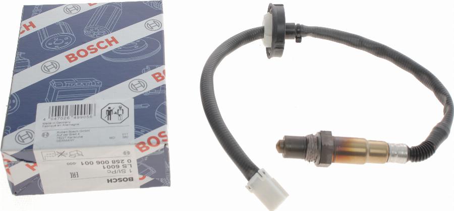 BOSCH 0 258 006 001 - Lambda Sensor autospares.lv