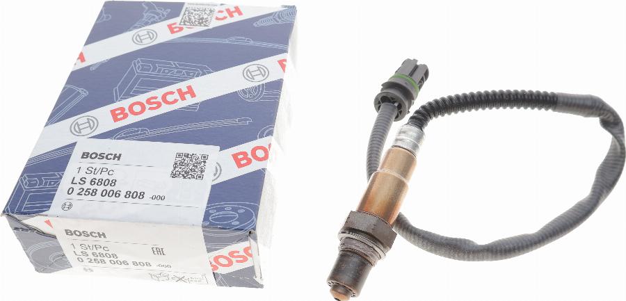 BOSCH 0 258 006 808 - Lambda Sensor autospares.lv