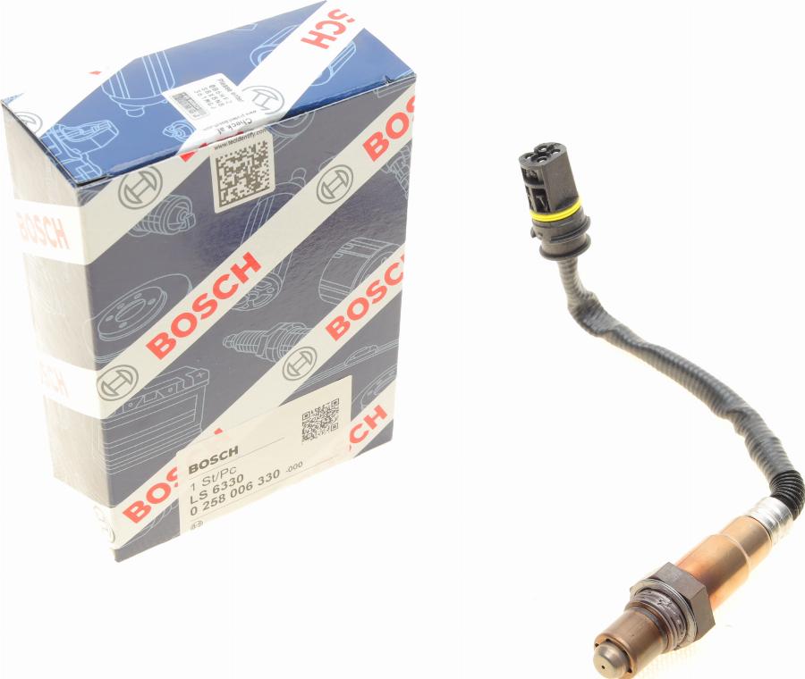 BOSCH 0 258 006 330 - Lambda Sensor autospares.lv