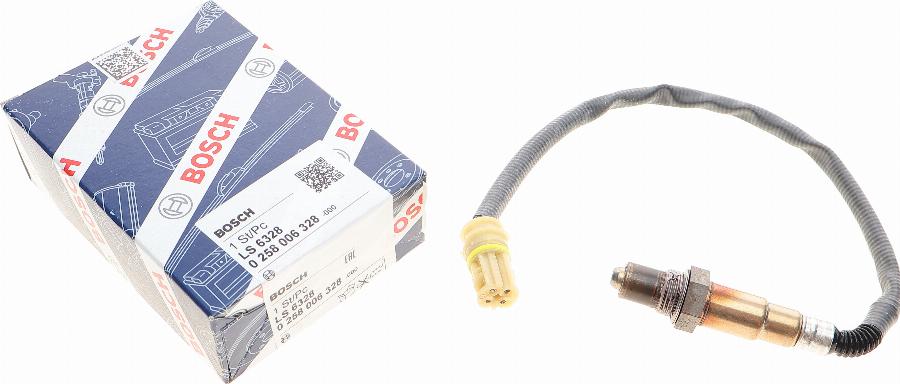 BOSCH 0 258 006 328 - Lambda Sensor autospares.lv