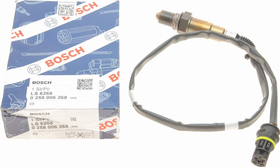 BOSCH 0 258 006 268 - Lambda Sensor autospares.lv