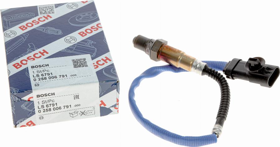 BOSCH 0 258 006 791 - Lambda Sensor autospares.lv