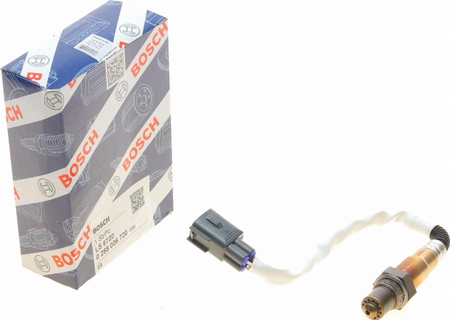 BOSCH 0 258 006 720 - Lambda Sensor autospares.lv