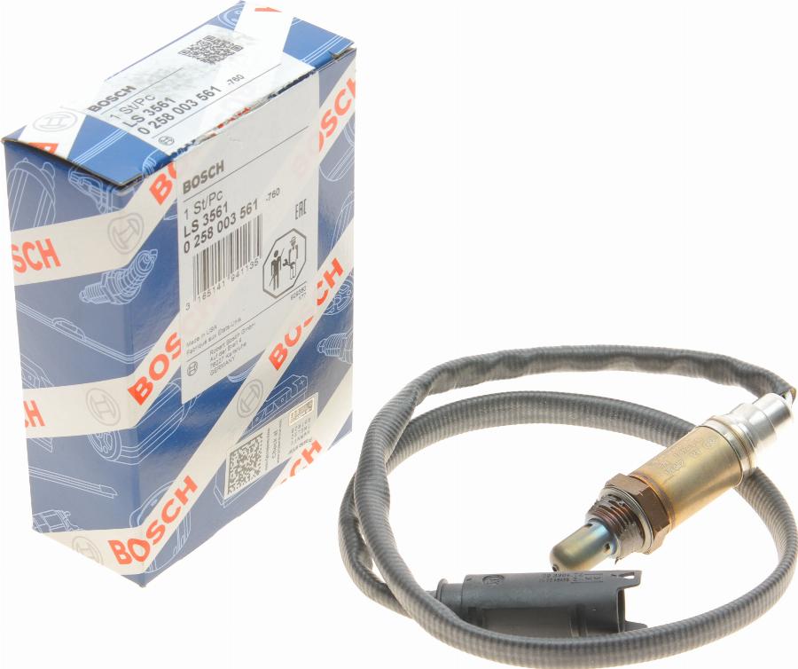 BOSCH 0 258 003 561 - Lambda Sensor autospares.lv