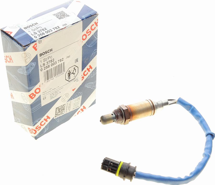 BOSCH 0 258 003 782 - Lambda Sensor autospares.lv