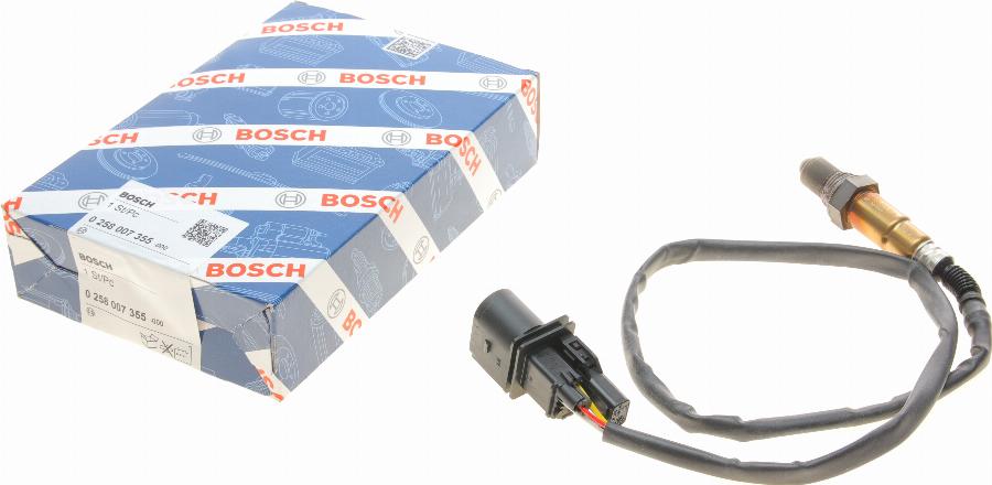 BOSCH 0 258 007 355 - Lambda Sensor autospares.lv