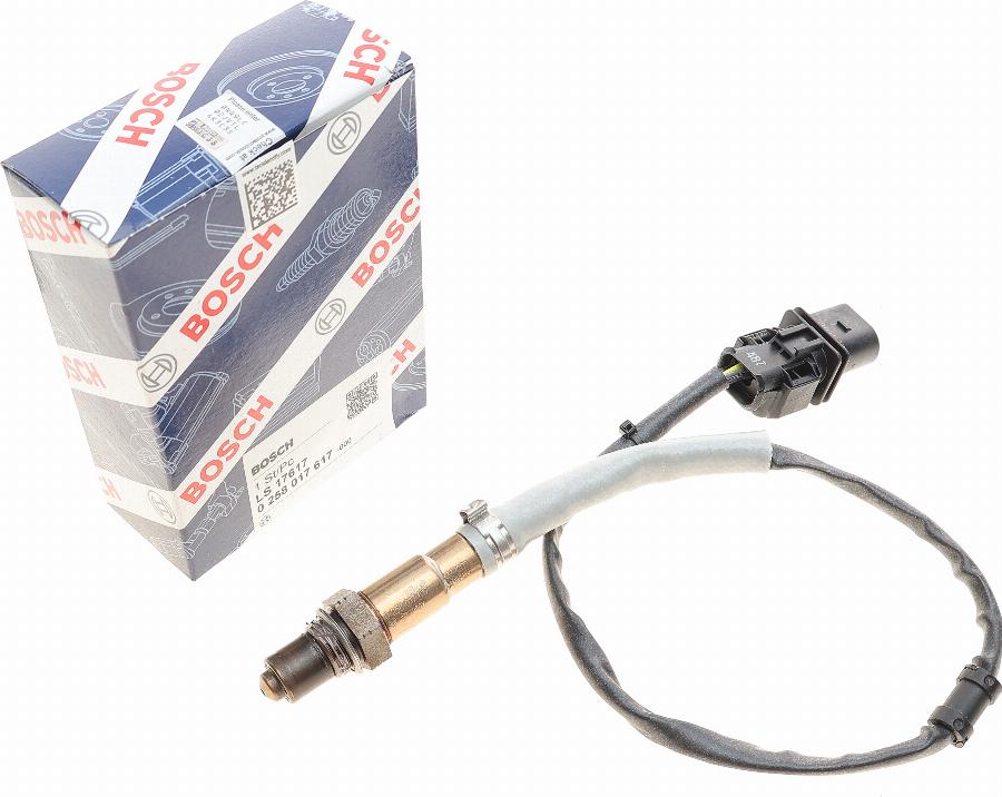 BOSCH 0 258 017 617 - Lambda Sensor autospares.lv