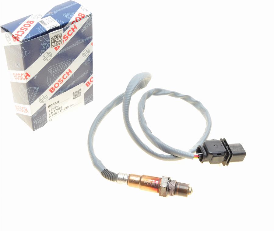 BOSCH 0 258 017 099 - Lambda Sensor autospares.lv