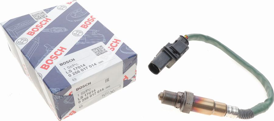 BOSCH 0 258 017 014 - Lambda Sensor autospares.lv