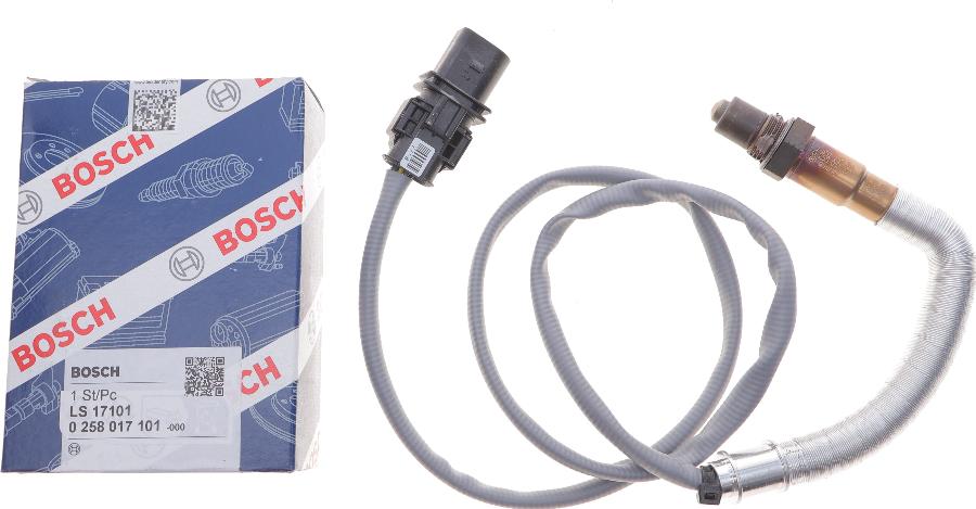 BOSCH 0 258 017 101 - Lambda Sensor autospares.lv