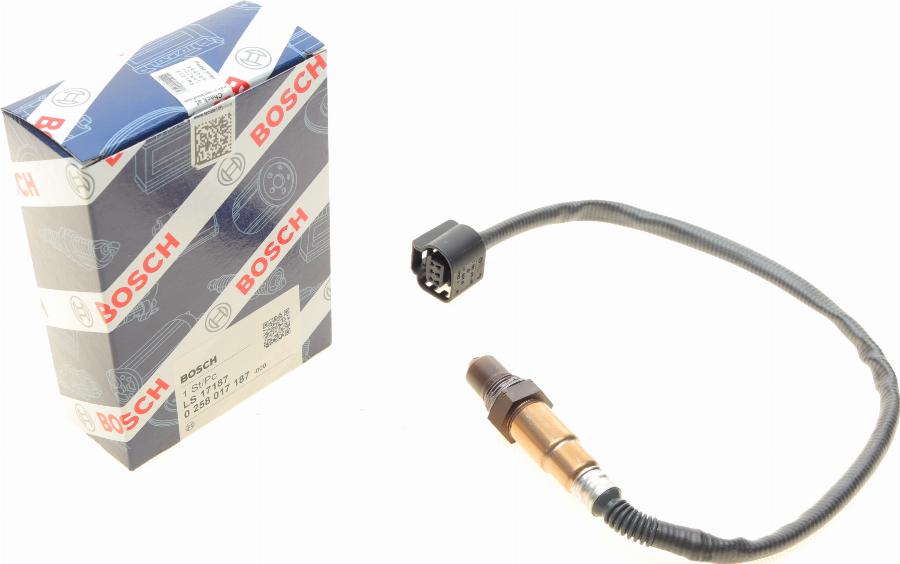 BOSCH 0 258 017 187 - Lambda Sensor autospares.lv