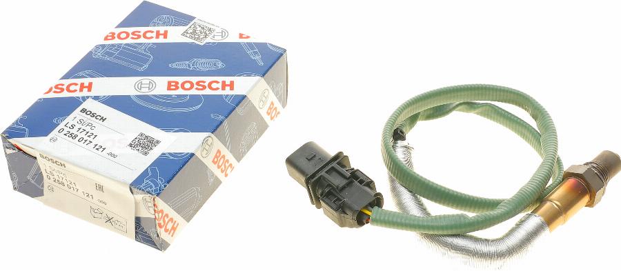 BOSCH 0 258 017 121 - Lambda Sensor autospares.lv