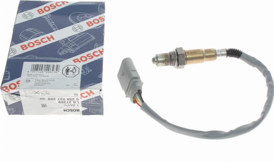 BOSCH 0 258 027 209 - Lambda Sensor autospares.lv