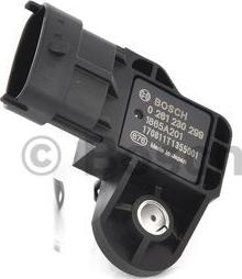 BOSCH 0 261 230 299 - Sensor, intake manifold pressure autospares.lv