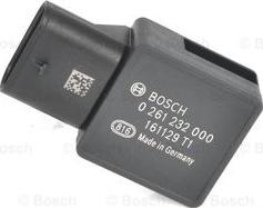 BOSCH 0 261 232 000 - Pressure Sensor, brake booster autospares.lv