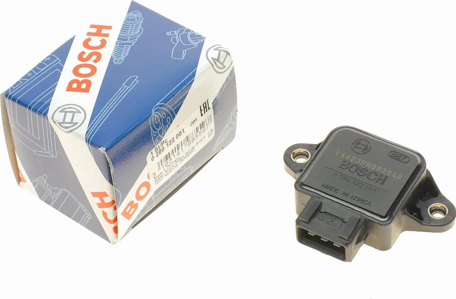 BOSCH 0 280 122 001 - Sensor, throttle position autospares.lv