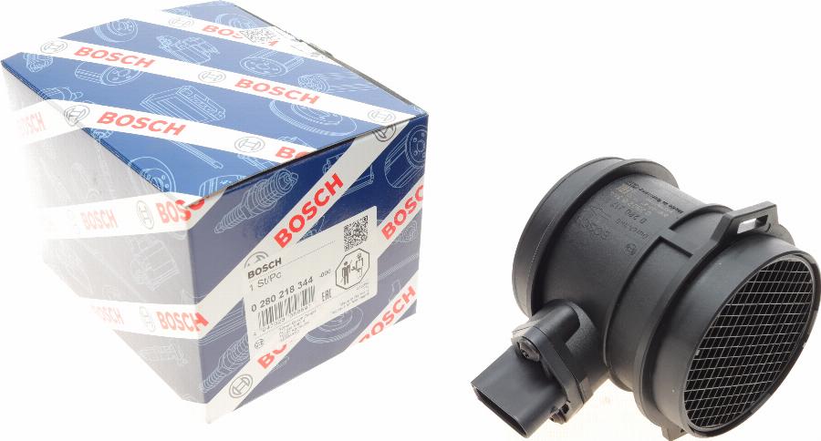 BOSCH 0 280 218 344 - Air Mass Sensor autospares.lv