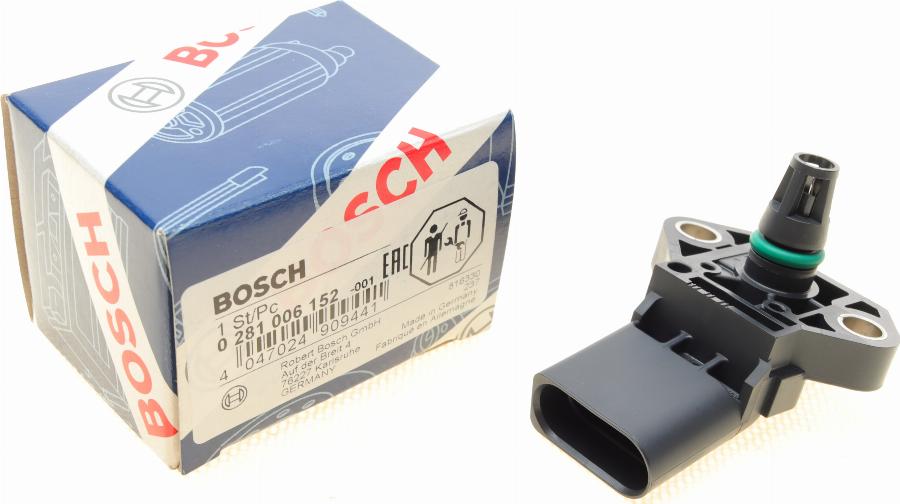 BOSCH 0 281 006 152 - Sensor, intake air temperature autospares.lv