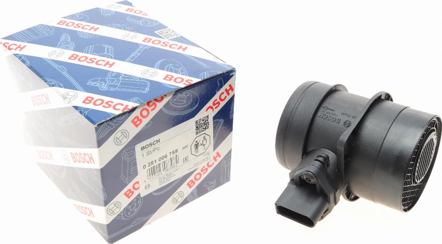 BOSCH 0 281 006 759 - Air Mass Sensor autospares.lv