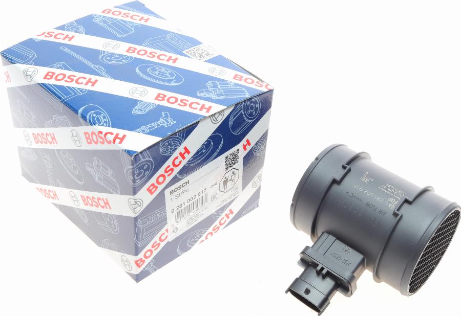 BOSCH 0 281 002 917 - Air Mass Sensor autospares.lv