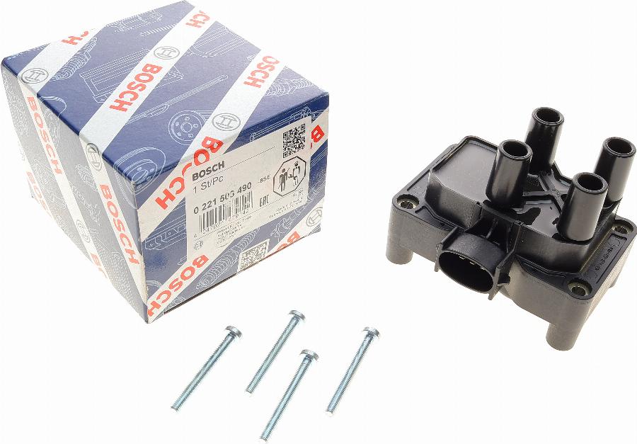 BOSCH 0 221 503 490 - Ignition Coil autospares.lv