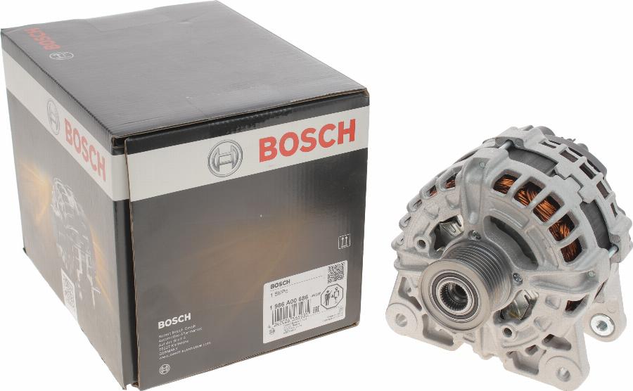 BOSCH 1 986 A00 686 - Alternator autospares.lv