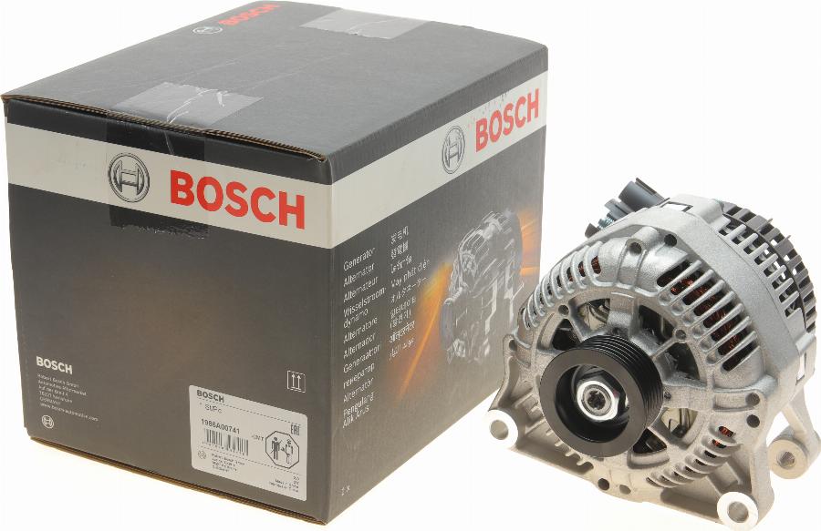 BOSCH 1 986 A00 741 - Alternator autospares.lv