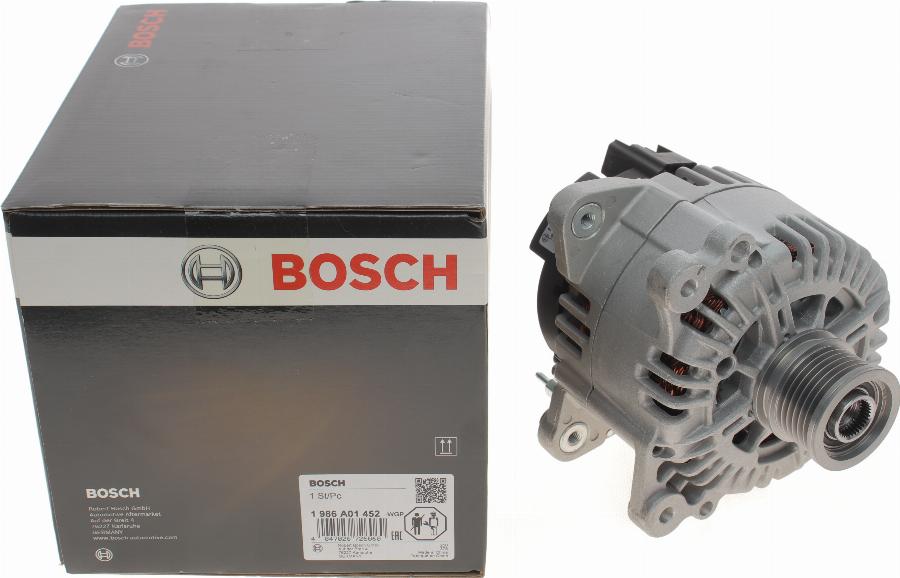 BOSCH 1 986 A01 452 - Alternator autospares.lv