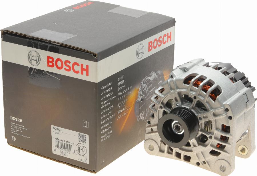 BOSCH 1 986 A01 197 - Alternator autospares.lv