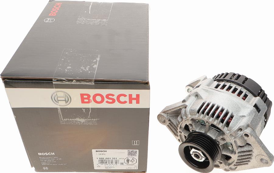 BOSCH 1 986 A01 351 - Alternator autospares.lv