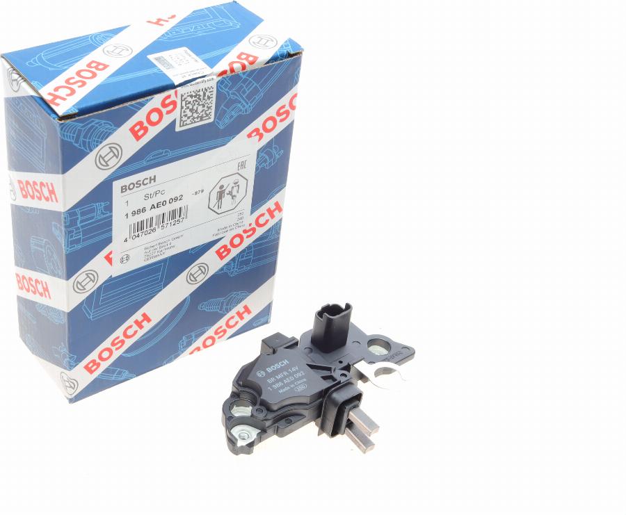 BOSCH 1 986 AE0 092 - Voltage regulator, alternator autospares.lv