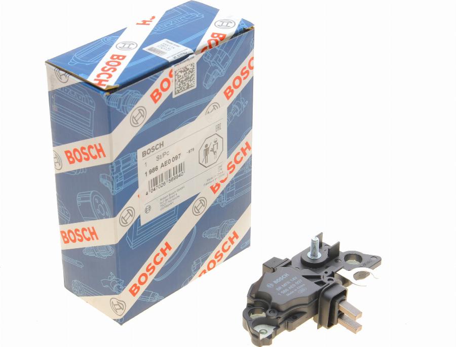 BOSCH 1 986 AE0 097 - Voltage regulator, alternator autospares.lv