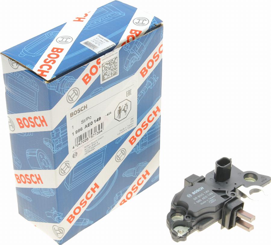 BOSCH 1 986 AE0 149 - Voltage regulator, alternator autospares.lv