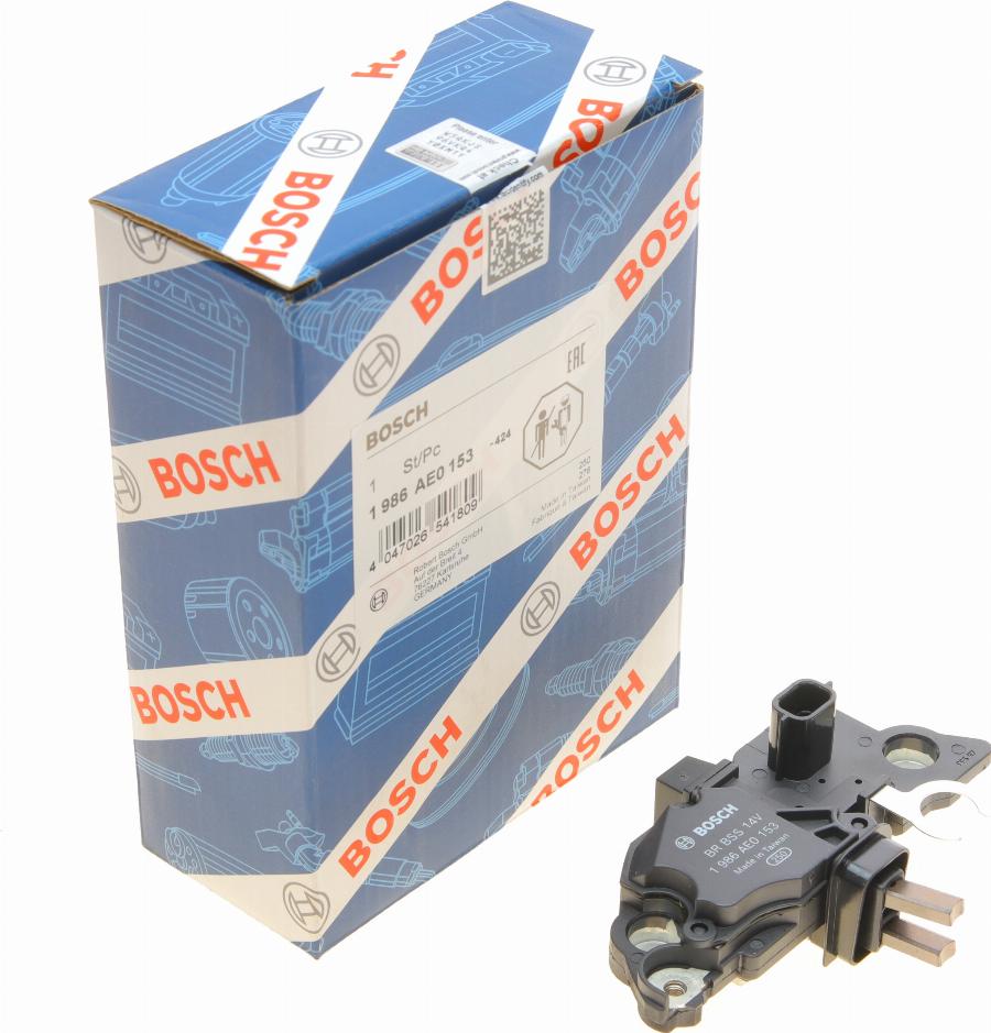 BOSCH 1 986 AE0 153 - Voltage regulator, alternator autospares.lv