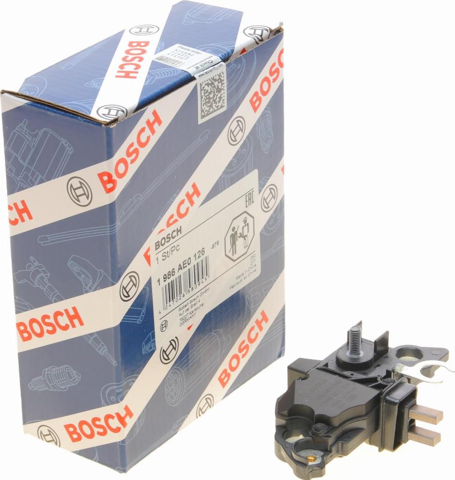 BOSCH 1 986 AE0 126 - Voltage regulator, alternator autospares.lv