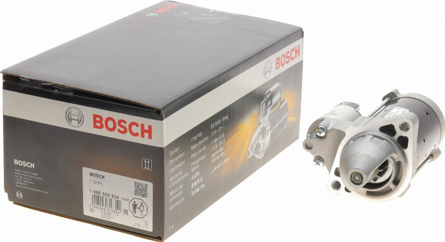 BOSCH 1 986 S00 934 - Starter autospares.lv