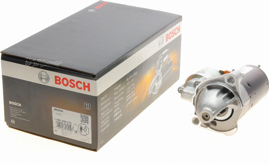 BOSCH 1 986 S00 670 - Starter autospares.lv