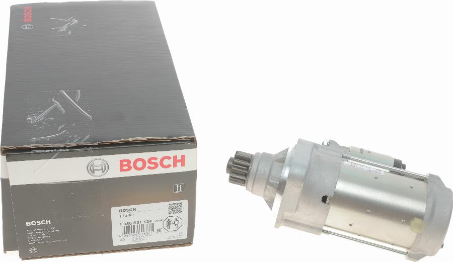 BOSCH 1 986 S01 124 - Starter autospares.lv