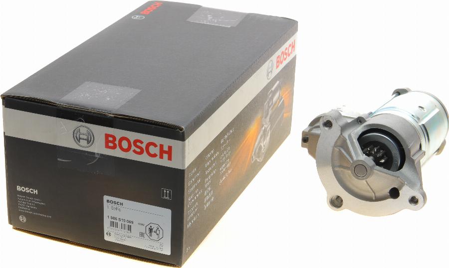 BOSCH 1 986 S10 069 - Starter autospares.lv