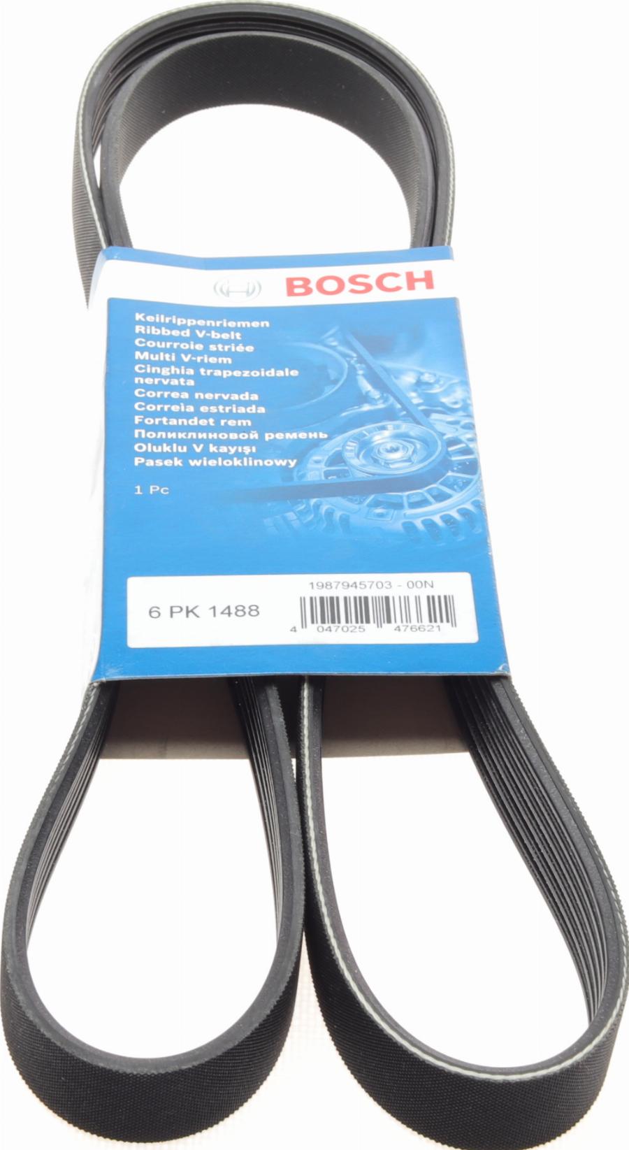 BOSCH 1 987 945 703 - V-Ribbed Belt autospares.lv