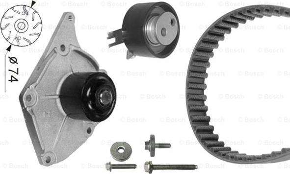 BOSCH 1 987 946 441 - Water Pump & Timing Belt Set autospares.lv