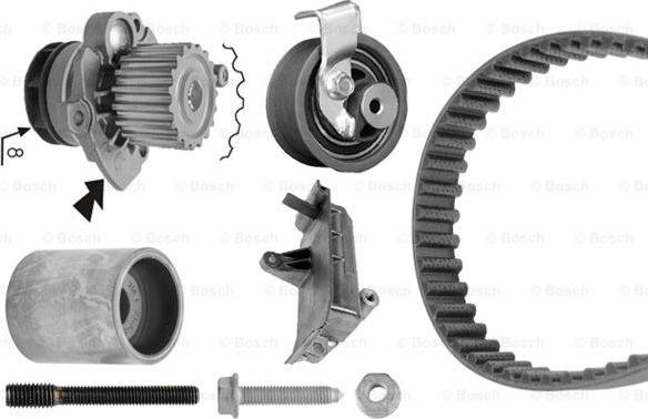 BOSCH 1 987 946 420 - Water Pump & Timing Belt Set autospares.lv