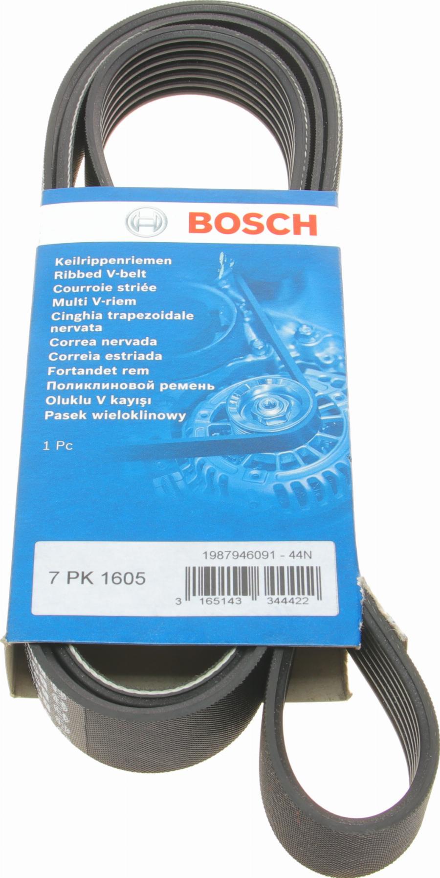 BOSCH 1 987 946 091 - V-Ribbed Belt autospares.lv