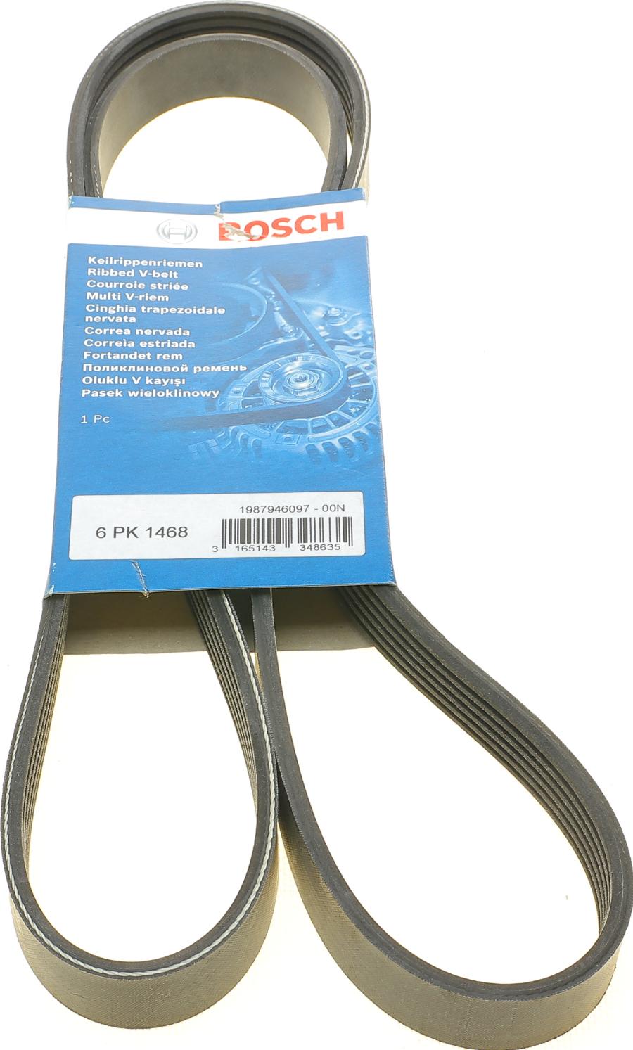 BOSCH 1 987 946 097 - V-Ribbed Belt autospares.lv