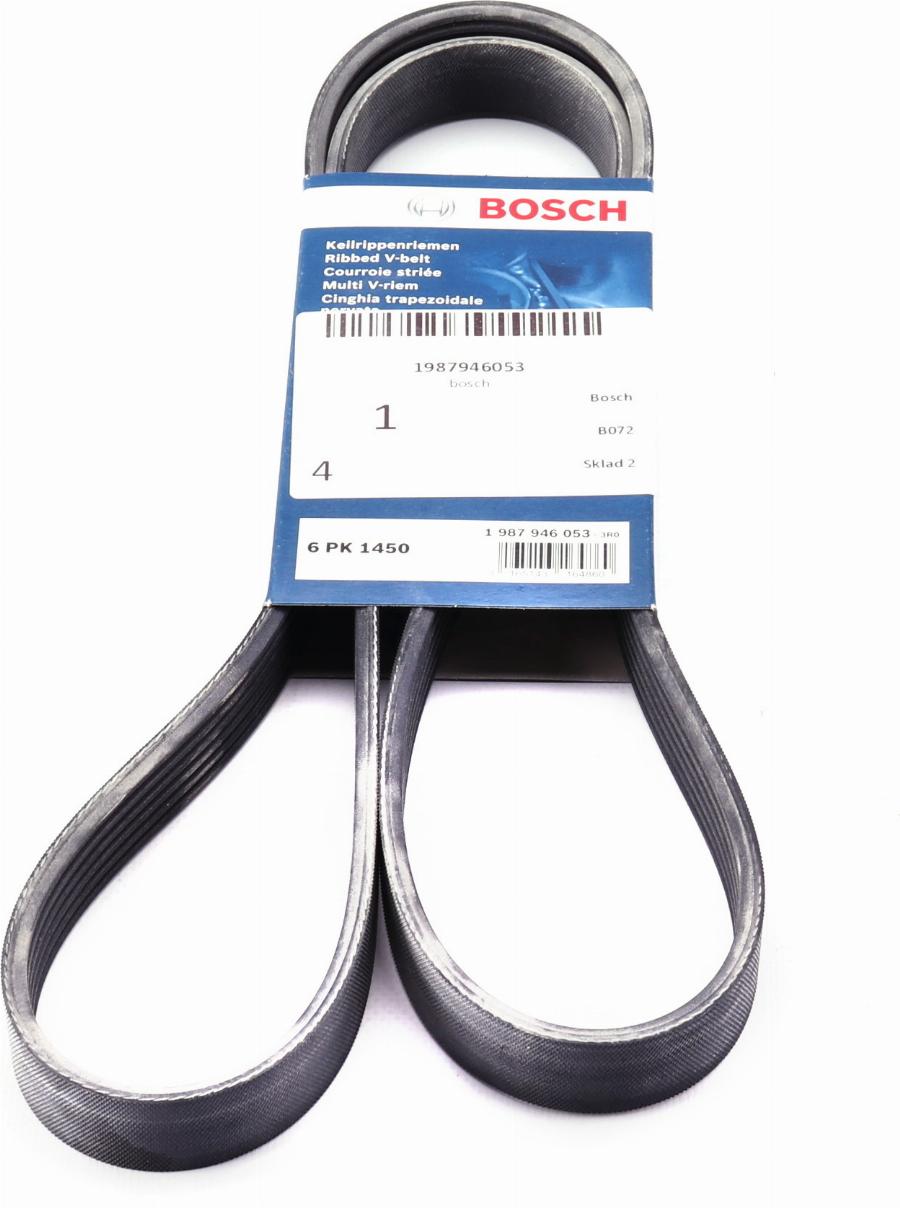 BOSCH 1 987 946 053 - V-Ribbed Belt autospares.lv