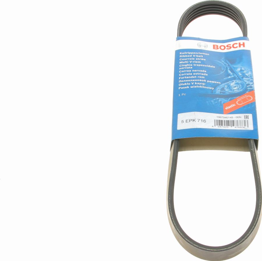 BOSCH 1 987 946 149 - V-Ribbed Belt autospares.lv