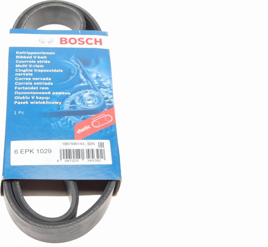 BOSCH 1 987 946 143 - V-Ribbed Belt autospares.lv