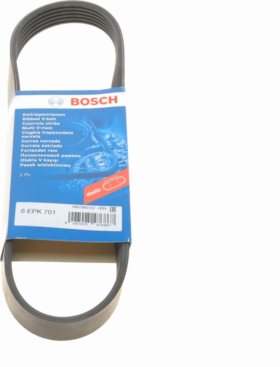 BOSCH 1 987 946 152 - V-Ribbed Belt autospares.lv